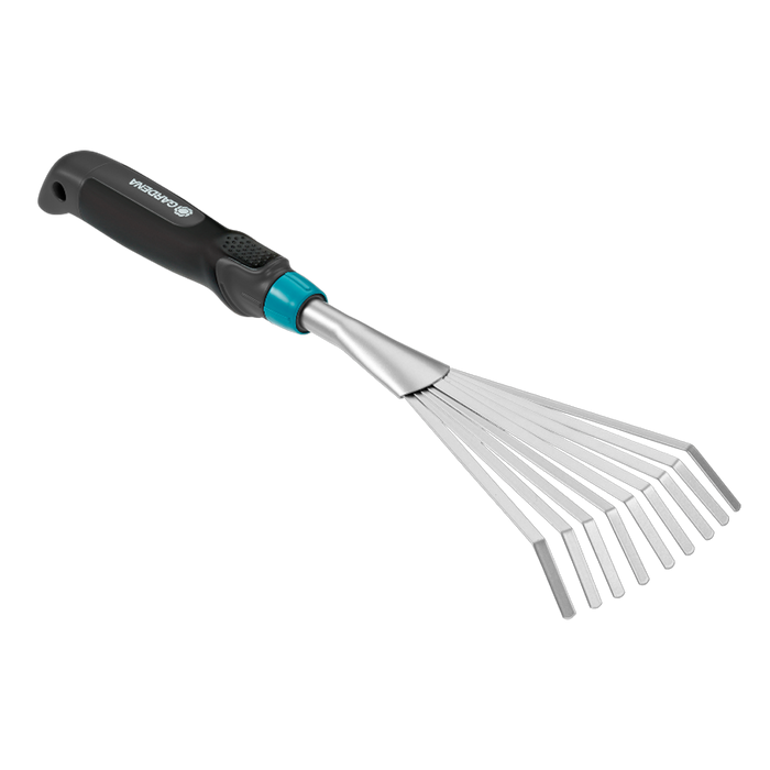 Comfort Hand Rake, 12 cm Working Width, Small Garden Areas