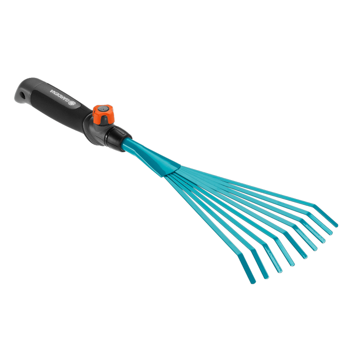 Combisystem Hand Rake for Efficient Garden Maintenance, 12 cm Working Width