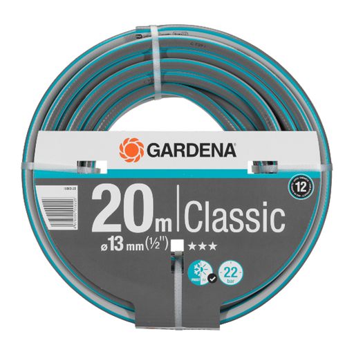 Classic Hose 13 mm (1/2"), 20 m, 22 bar Burst Pressure, Flexible & UV-Resistent