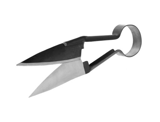 Sheep Shear, Professional Topiary Tool, Round Spring, 15.5 cm Blade Length, Self-Sharpening Blades, BERGER 2712