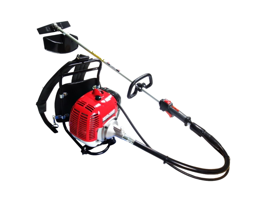 MBS5020RS Japanese Backpack Brushcutter, Heavy-Duty, 49.9 cc, 38 cm Working Width, 20,000 m² Working Area Capacity