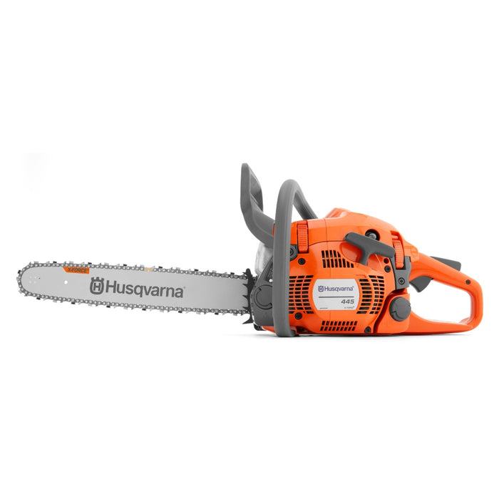 445 Semi-Professional Petrol Chainsaw, 2.85 hp, 45 cm Blade, 0.325" Pitch, 4.9 kg