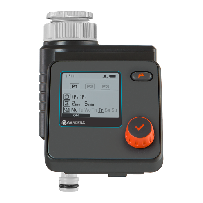 Water Control Select, Automatic Water Timer for Gardens, Sensor Connection, 3 Watering Cycles