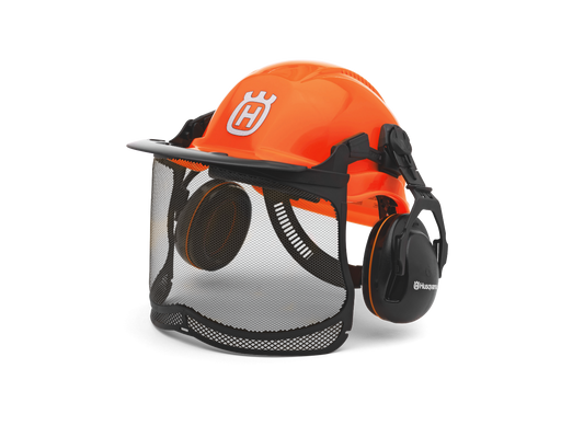 Functional Forest Helmet with UltraVision Visor, Hearing Proctection & Optimal Ergonomics