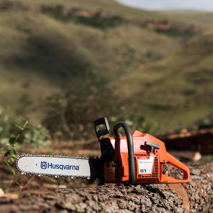 61 Legendary Petrol Chainsaw, 61 cc, 4.1 hp, 50 cm Blade, 3/8" Pitch, 6.2 kg