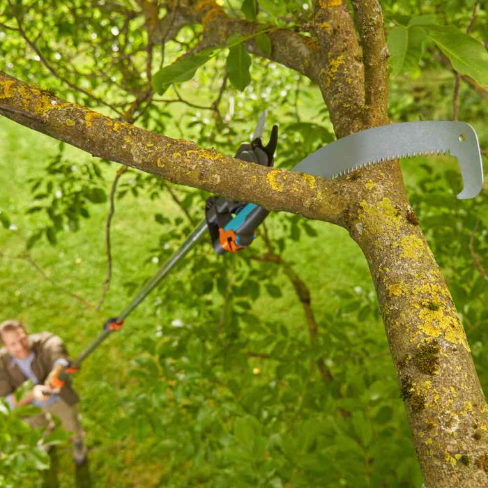 Bypass Cut, Telescopic Pruning Lopper with Saw, 6.5 m Total Reach, 32 mm Cutting Diameter, Bypass Cut