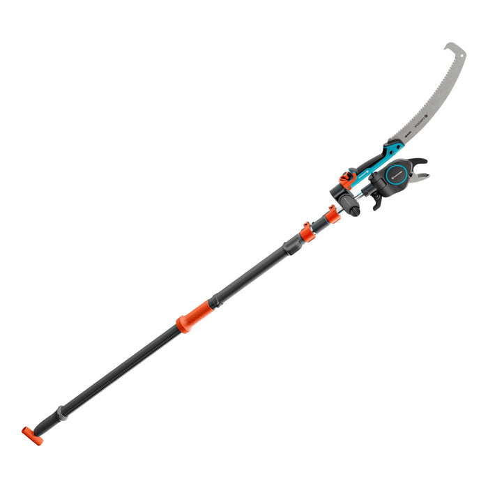 Bypass Cut, Telescopic Pruning Lopper with Saw, 6.5 m Total Reach, 32 mm Cutting Diameter, Bypass Cut