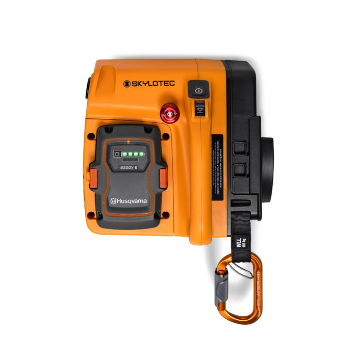Husqvarna x Skylotec Battery Power Ascender, 185 kg Lifting Capacity, 24 m/min Ascent/Descent Speed, 6.8 kg