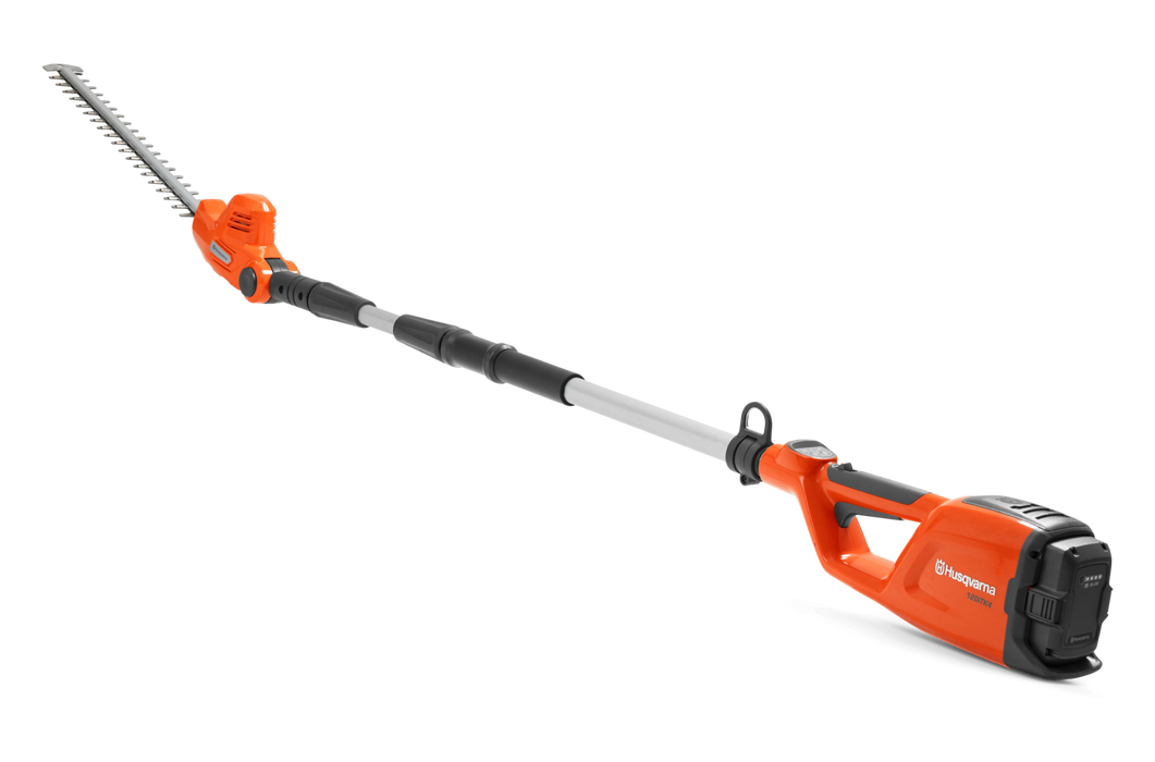120iTK4-H Telescopic Battery Hedge Trimmer, 40 V, Li-Ion, 2,800 cut/min, 50 cm Blade, 230 cm Shaft Length