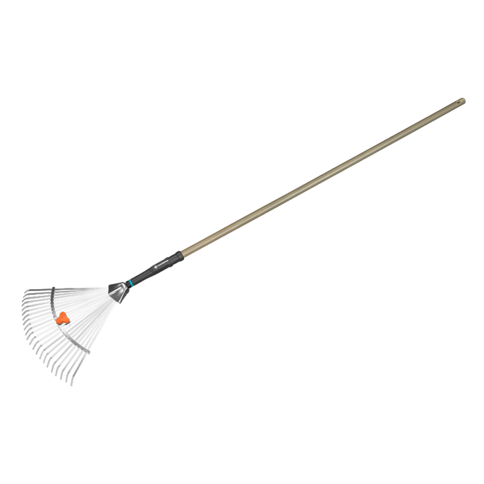NatureLine Adjustable Rake, 50 cm Working Width, Steel Tines