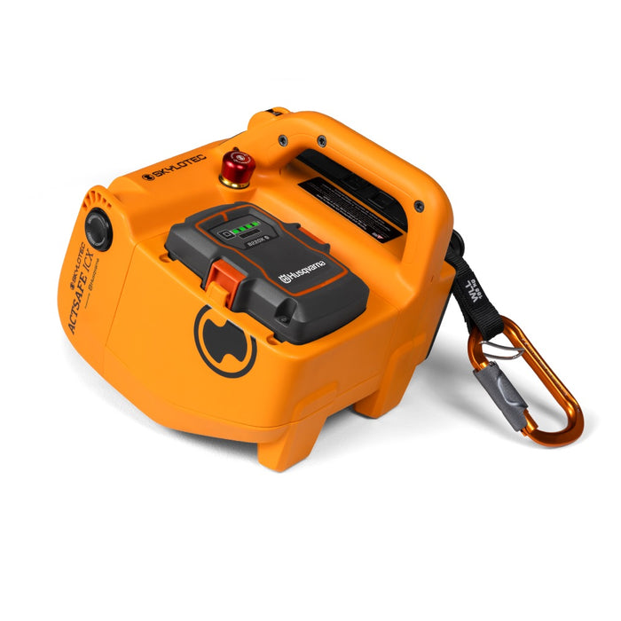Husqvarna x Skylotec Battery Power Ascender, 185 kg Lifting Capacity, 24 m/min Ascent/Descent Speed, 6.8 kg