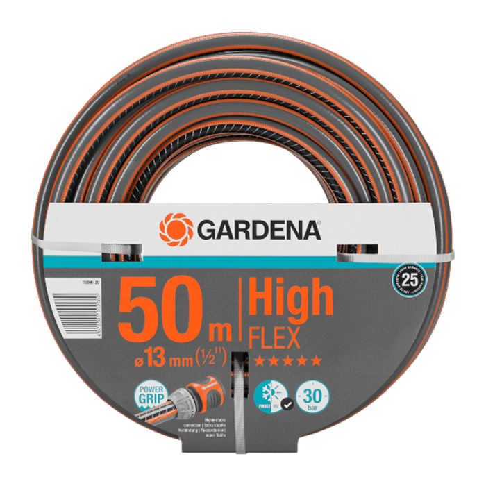 Comfort HighFLEX Hose 13 mm (1/2"), 50 m, 30 bar Burst Pressure, Optimal Hold & Everlasting