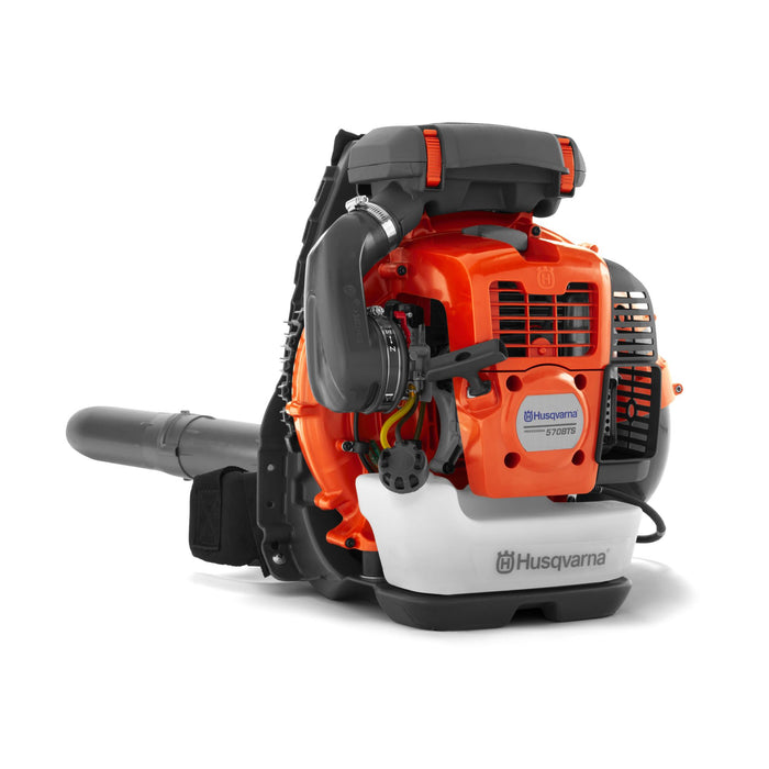 570BTS Petrol Leaf Blower with Harness, High-Power Commercial Blower, 4 hp, 106 m/s Air Speed, 11.2 kg