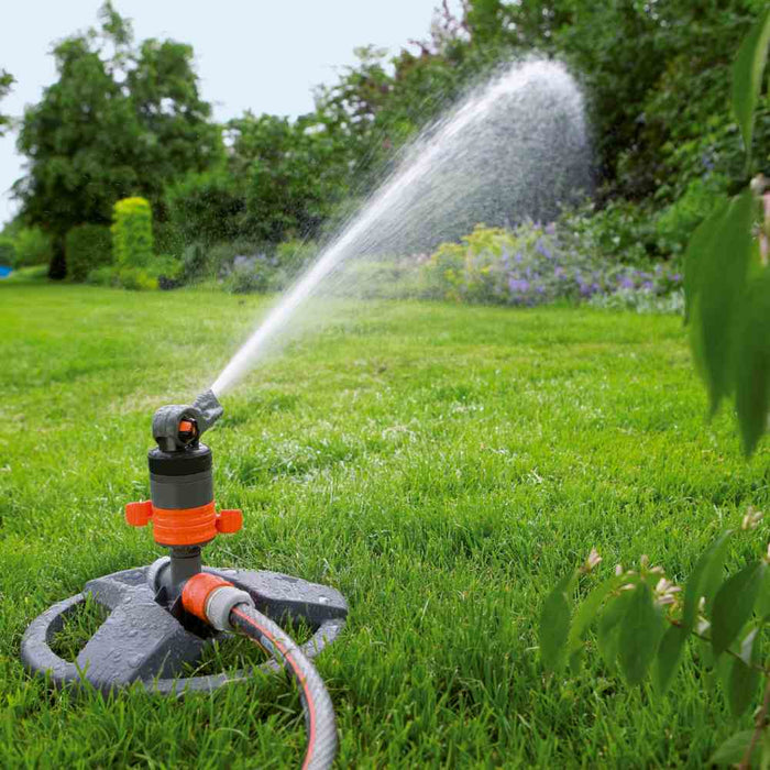 Comfort Turbo-Drive Sprinkler for Large Areas, 360° Irrigation Sector, 450m² Area Coverage, Silent Operation