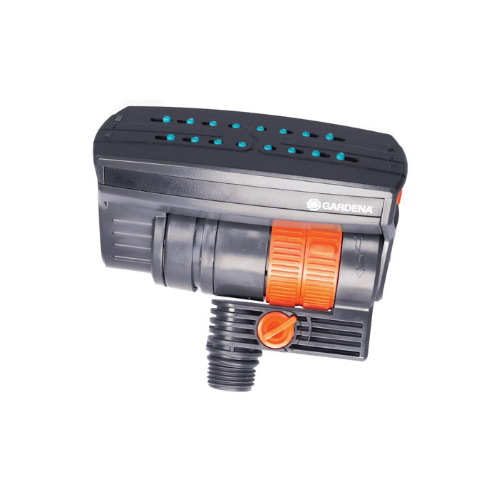 Oscillating Sprinkler AquaZoom Compact, Flexible Spray Range, 216 m² Lawn Coverage