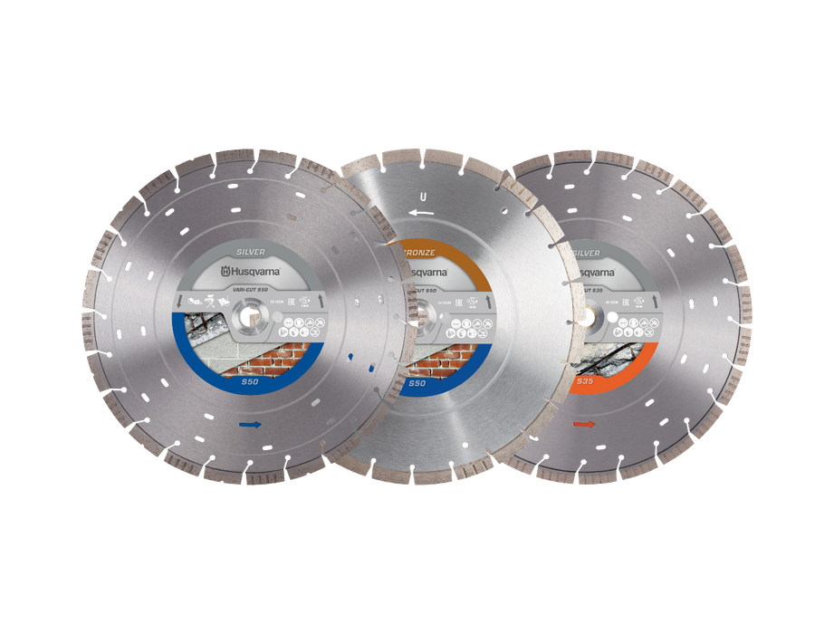 Diamond Blades for Power Cutters & Wall Saws, 230 mm - 1600 mm in Diameter