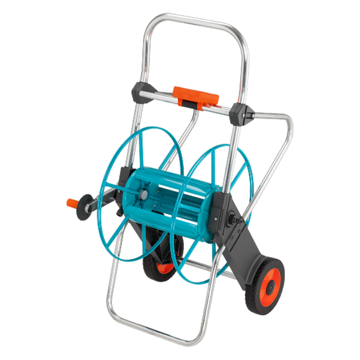 Metal Hose Trolley 100, Space-Saving and Durable, 100 m Maximum Hose Storage Capacity