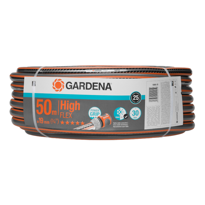 Comfort HighFLEX Hose 19 mm (3/4"), 50 m, 30 bar Burst Pressure, Ultimate Durability & Everlasting