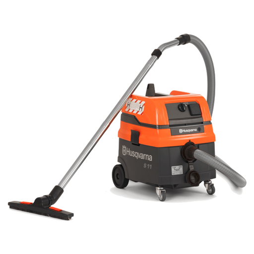 S 11 Compact Wet/Dry Industrial Vacuum Cleaner, HEPA Filter, 1.9 hp, 120 V, 157 cfm Air Flow, 1 ph, 11.5 kg