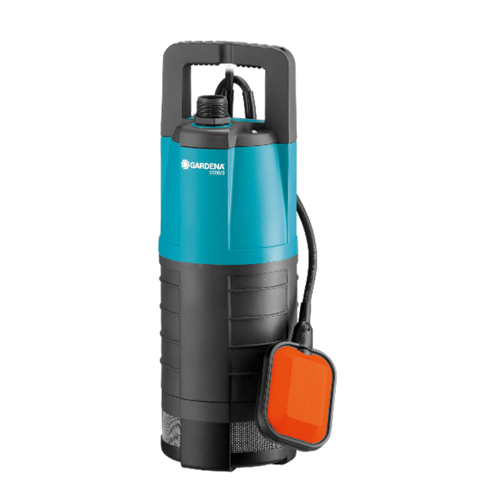 Clear Water Submersible Pressure Pump 5500/3, 900 W, 5,500 l/h Delivery Capacity, 3 bar, 30 m Delivery Head