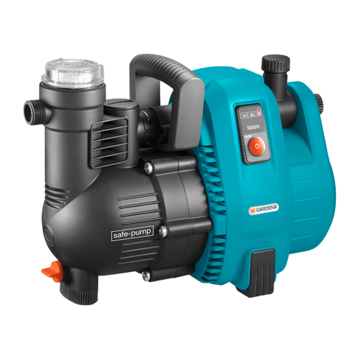 Garden Pump 5000/5, 1,300 W, 5,000 l/h Maximum Delivery Capacity, 5 bar, 8 m Self-Priming Suction