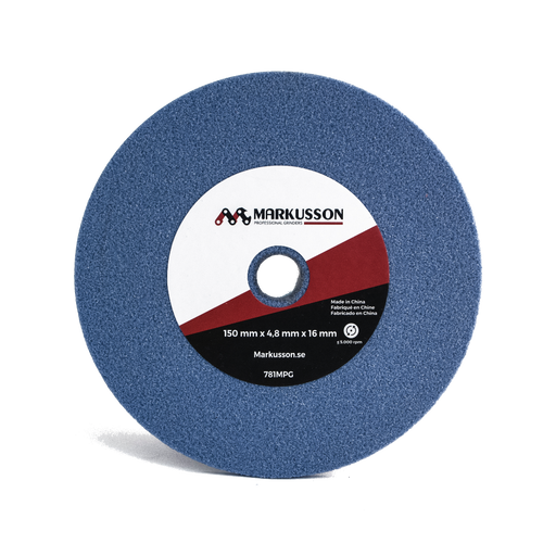 Blue Ceramic Disc for Chain Grinding, Long-Lasting & Cost-Effective, 150 mm x 4 mm x 16 mm