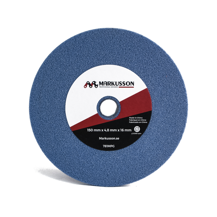 Blue Ceramic Disc for Chain Grinding, Long-Lasting & Cost-Effective, 150 mm x 4 mm x 16 mm