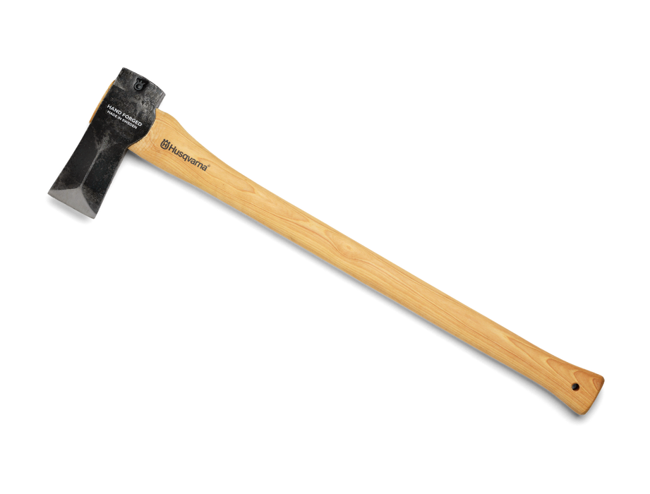 Large Splitting Axe for Thicker Wood, 75 cm, 2 kg, Hand-Forged, Hickory