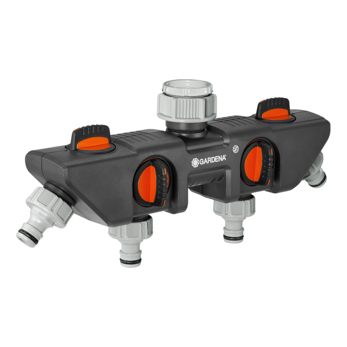 Four Channel Water Distributor for Efficient Irrigation