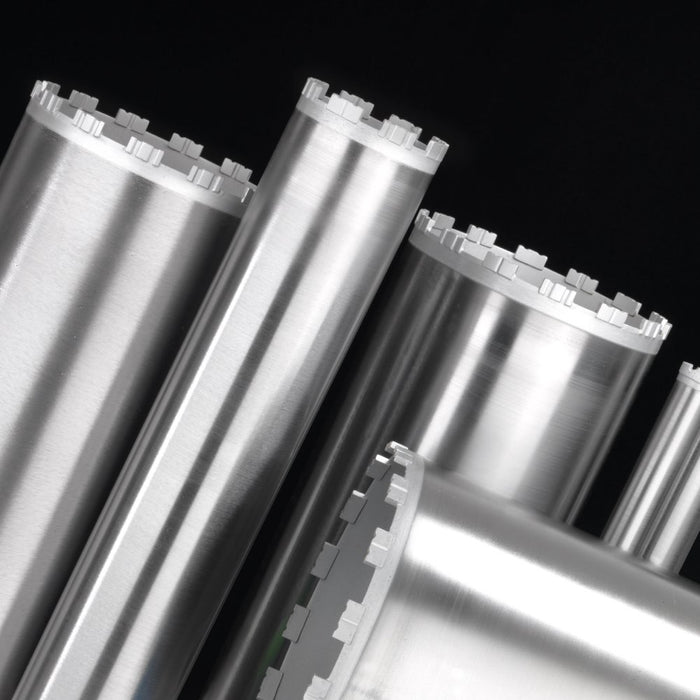 Core Drill Bits for Construction Drill Motors, 52 mm - 300 mm in Diameter