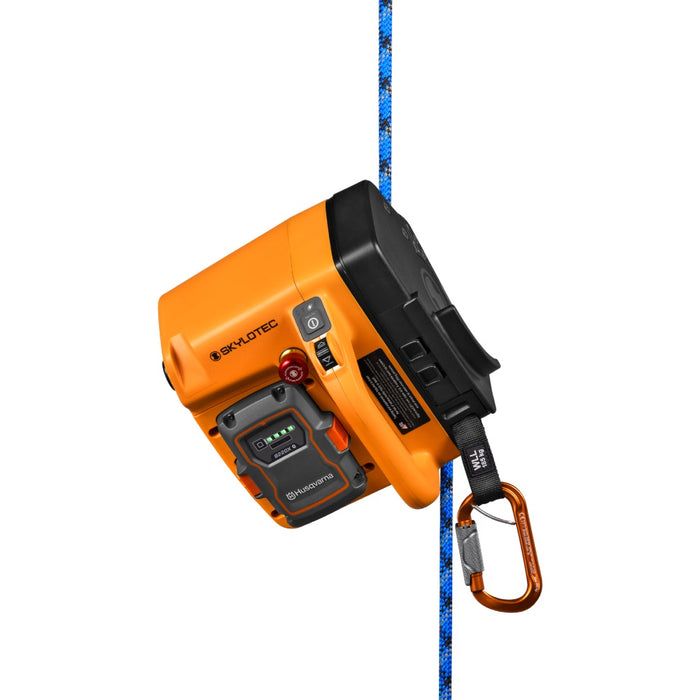 Husqvarna x Skylotec Battery Power Ascender, 185 kg Lifting Capacity, 24 m/min Ascent/Descent Speed, 6.8 kg