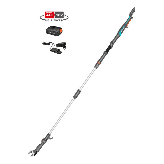 Battery Telescopic Pruning Loppers HighCut 250/18V P4A — 18 V, 28 mm Cutting, 4 m Reach, Bypass