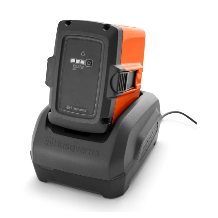 40-C80 Light Charger for HUSQVARNA Batteries, 80 W, Low-Intensity Integrated Charging, 240 V, 0.42 kg