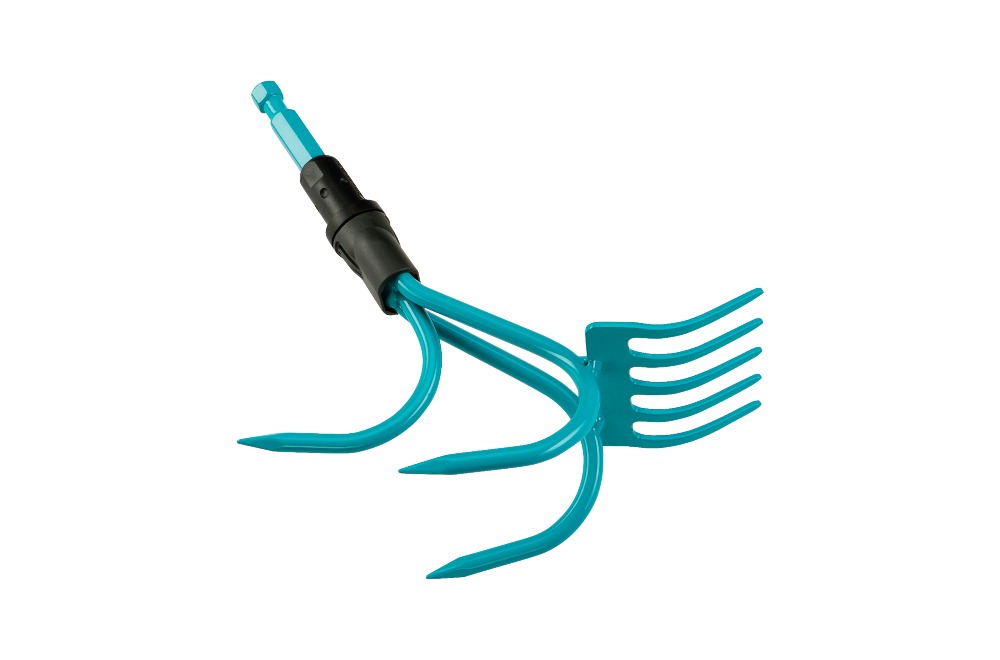 Combisystem Grubber-Rake, 9 cm Working Width, Premium Gardening Tool