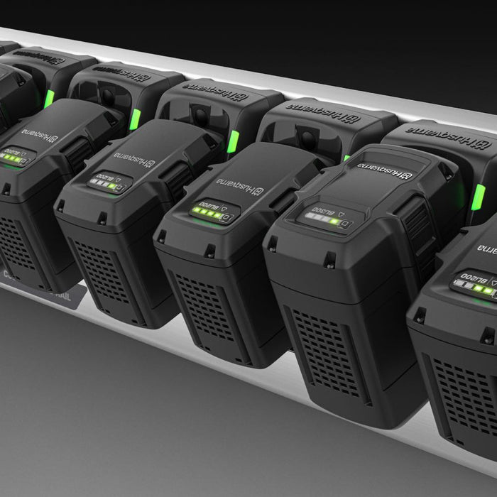 40-C80 Light Charger for HUSQVARNA Batteries, 80 W, Low-Intensity Integrated Charging, 240 V, 0.42 kg