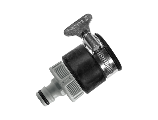 Round Tap Connector, Adjustable 15 - 20 mm, Corrosion-Resistant, Tool-Free Installation