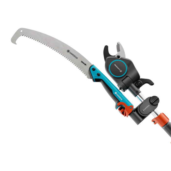 Bypass Cut, Telescopic Pruning Lopper with Saw, 6.5 m Total Reach, 32 mm Cutting Diameter, Bypass Cut