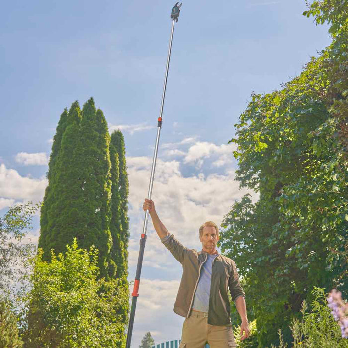 Bypass Cut, Telescopic Pruning Lopper with Saw, 6.5 m Total Reach, 32 mm Cutting Diameter, Bypass Cut