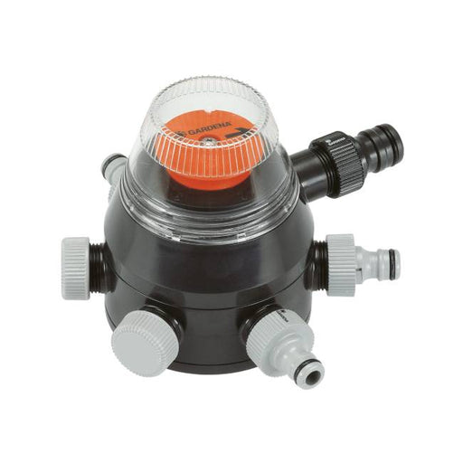 Automatic 6-Channel Water Distributor Hub, Sequential Multi-Zone Distributor, 6 bar Max. Pressure, Mechanical Switching-1
