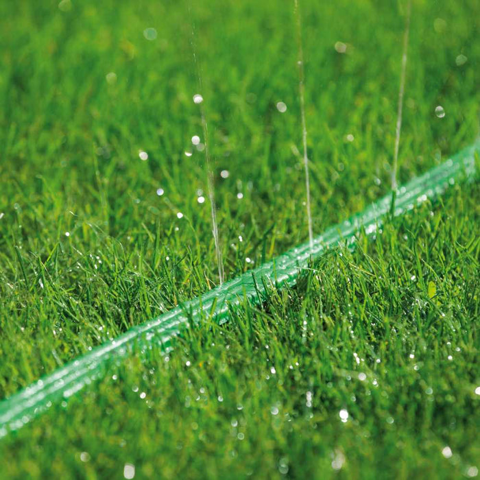 Sprinkler Hose 15 m for Precise and Positioned Garden Watering, Green