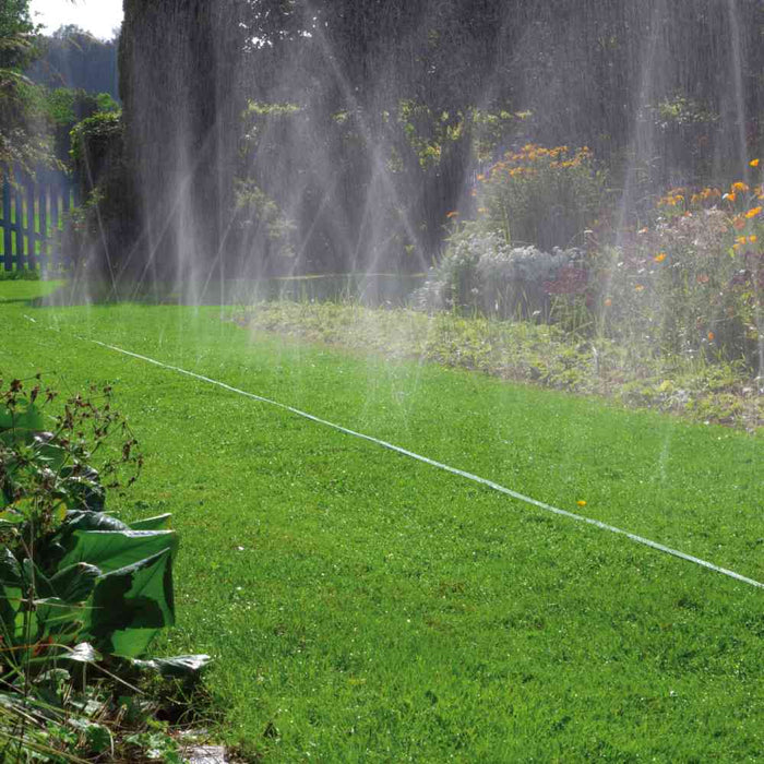 Sprinkler Hose 15 m for Precise and Positioned Garden Watering, Green