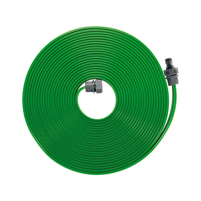 Sprinkler Hose 15 m for Precise and Positioned Garden Watering, Green