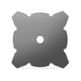 Grass 255-4T Brushcutter Saw Blade, 4-Tooth Design, Dual-Sided Tooth Edges, High-Carbon Steel, 250 g-1