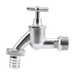 Tap (G 3/4") with Hose Coupling 19 mm (3/4"), Matt Chrome Plated