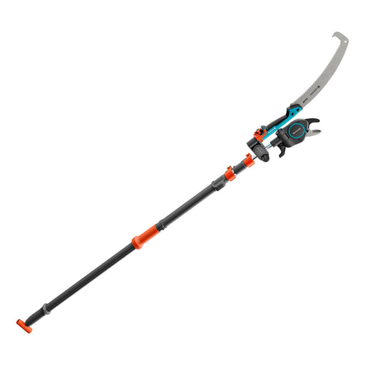 Bypass Cut, Telescopic Pruning Lopper with Saw, 6.5 m Total Reach, 32 mm Cutting Diameter, Bypass Cut