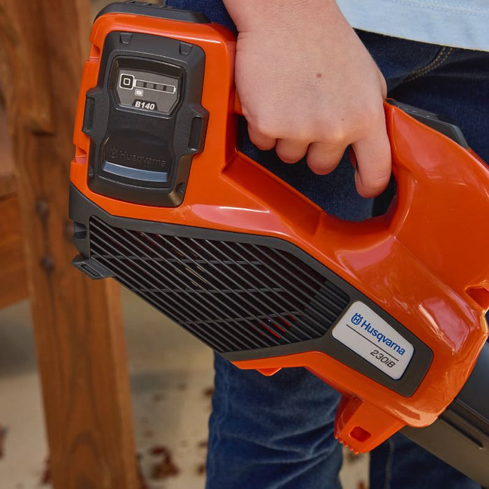 Toy Leaf Blower, Husqvarna 325iBV Model, Real Engine Sound, Blows Air from Nozzle-6