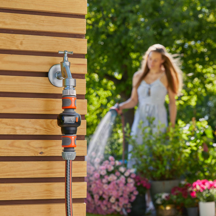 AquaCount Water Meter for Efficient Garden Water Management, Monitor Water Consumption