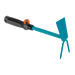 Combisystem Hand Hoe, Perfect for Soil Aeration and Weeding, 5 cm Working Width, 2-Pointed
