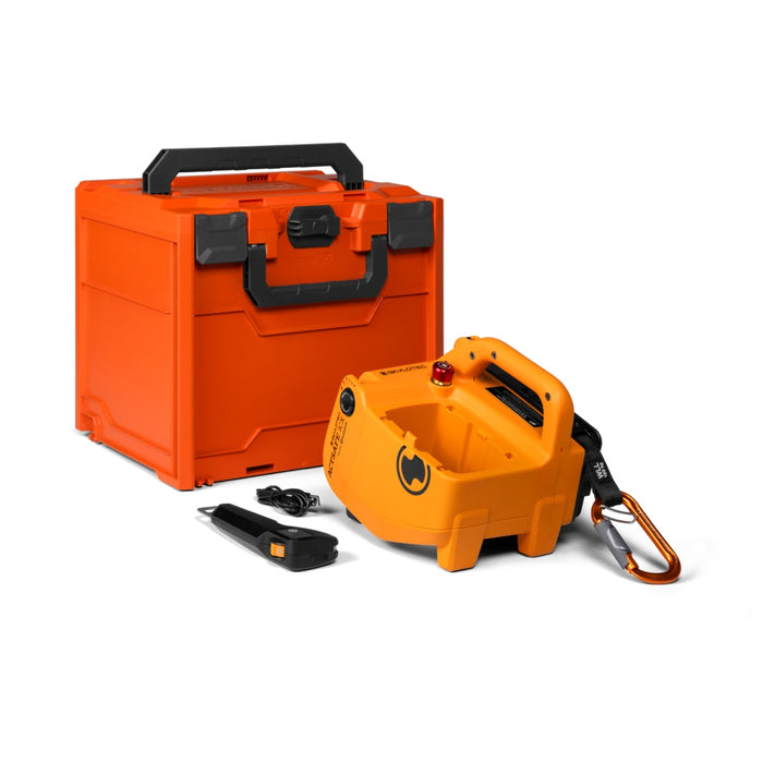 Husqvarna x Skylotec Battery Power Ascender, 185 kg Lifting Capacity, 24 m/min Ascent/Descent Speed, 6.8 kg