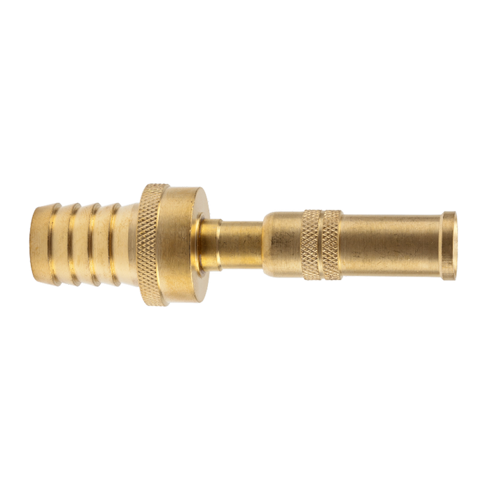 Deluxe Brass Nozzle 19 mm (3/4"), Variable Water Jet & Spray